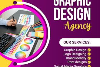 graphic,brand and social media designing