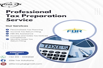 prepare and file income tax returns in pakistan