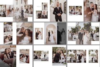 create a stunning wedding album design for your memories