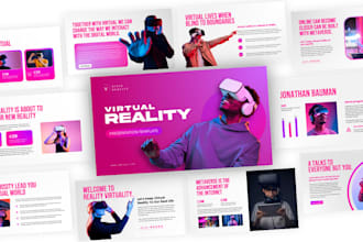 design redesign powerpoint presentation for business or investor pitch deck