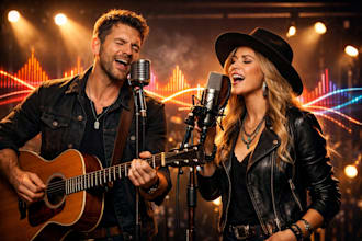 be your male female duet country, pop, edm, rock, acoustic