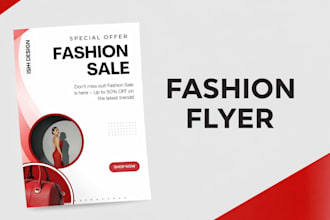 design eyecatching social media flyer for business and event