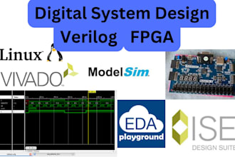 do lab tasks about digital logic design, verilog, system verilog with fpga