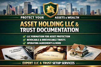 prepare asset holding llc trust documentation land grantor trust ownership