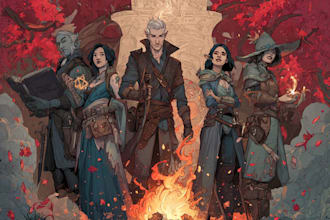 do an fantasy character for dnd character, game art, dnd art