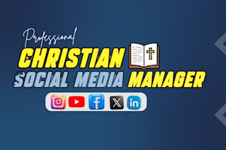 be your christian social media manager for churches, ministries, and faith brand