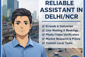 handle your custom errands and odd jobs in delhi ncr