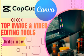 do canva design and capcut video editing
