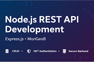 build secure rest apis using node js express and mongodb