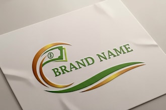 make attractive financial accounting consulting logo