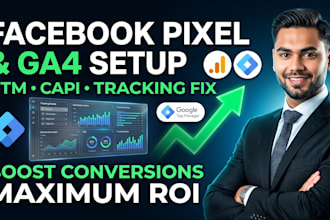 optimize facebook pixel and google analytics data for higher conversion ROI