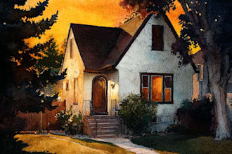 turn your home into watercolor painting