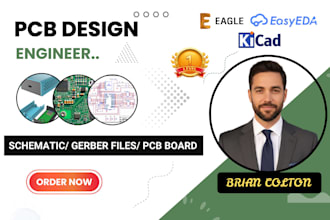 design schematics in pcb design, pcb board layout in altium eagle easyeda kicad