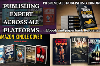 fix KDP ingramspark publish error self publishing prepare check book for publish