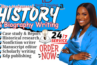 do biography writing, history research, history ebook, autobiography ghostwriter