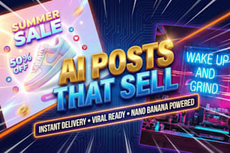 do low cost high quality social media posts using ai