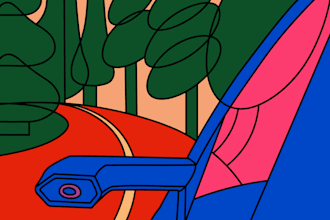 draw any flat illustration