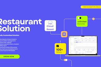 build and customize restaurant management application