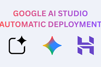 build automatic deployment workflow for your google ai studio projects