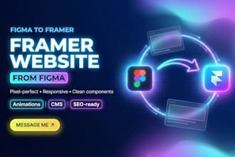 be your framer developer for figma to framer website
