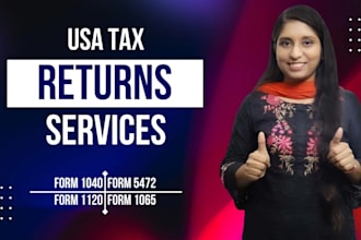 prepare and minimize US tax filings, 1040, 1065, 1120, 5472