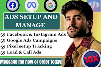 run facebook ads and google ad campaigns for local business lead generation
