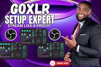set up your goxlr or voicemeeter for professional stream audio