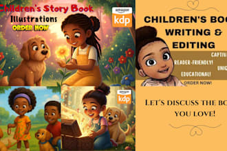 do children book illustration and publish on amazon KDP