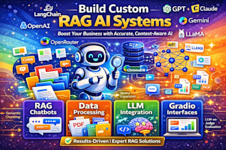 build ai rag system, ai chatbots with llm apis or langchain