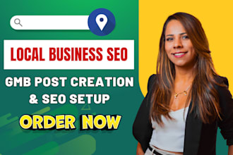 rank your local business on google maps SEO with gmb post and GEO tag image