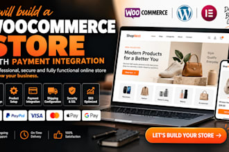 build a woocommerce store with payment integration