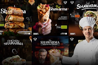 eye catching social media post design food social media post design