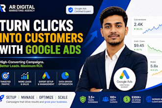 be your google ads manager for a local service business