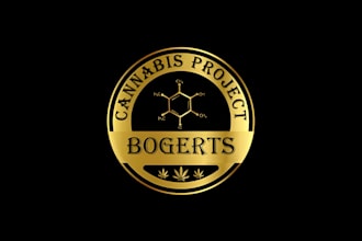 design a luxury vintage logo for cigar, whiskey cannabis or premium brand