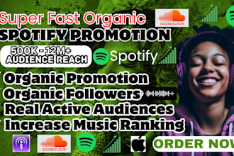 do organic spotify music promotion with real active listeners