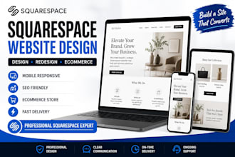 update or redesign your squarespace website design to drive conversions
