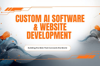 develop ai website, ai app chatbot saas, llm ai software
