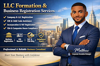 professionally form your llc and handle business registration