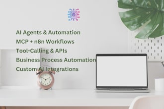 build ai agents and workflows using mcp, n8n, and python