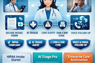 build hipaa compliant ai triage agent for patient intake post discharge followup