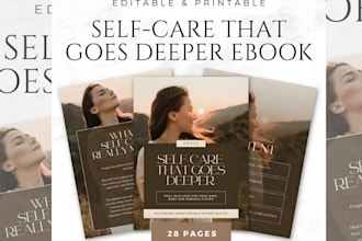 write a compelling self help, wellness  ebook or workbook with clear structure