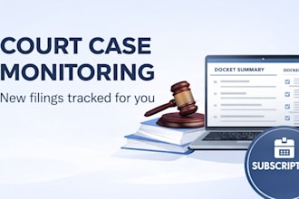 monitor your court docket for you