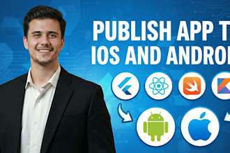 upload publish flutter ios android app to appstore playstore