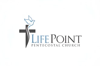do premium minimalist religious, ministry, christian and church logo design