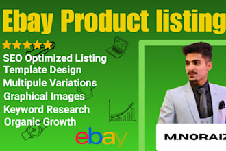 do ebay listing and optimize them, ebay SEO, ebay lister