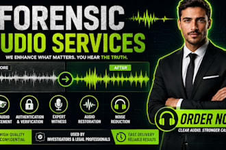 provide expert audio repair and forensic restoration