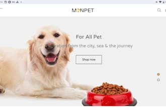 build pet shopify store or pet products website that turns visitors into buyers