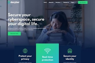 build squarespace cybersecurity consulting website network security IT services