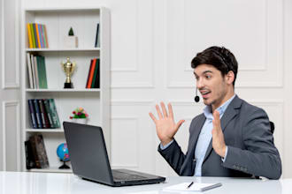 be your live call chat support agent