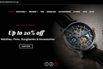 design wristwatch ecommerce website rolex watch store cartier watch website